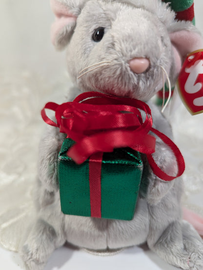 Ty Beanie Baby - Tiny Tim The Christmas Mouse (7in) Near Mint - Vintage Beanies Canada