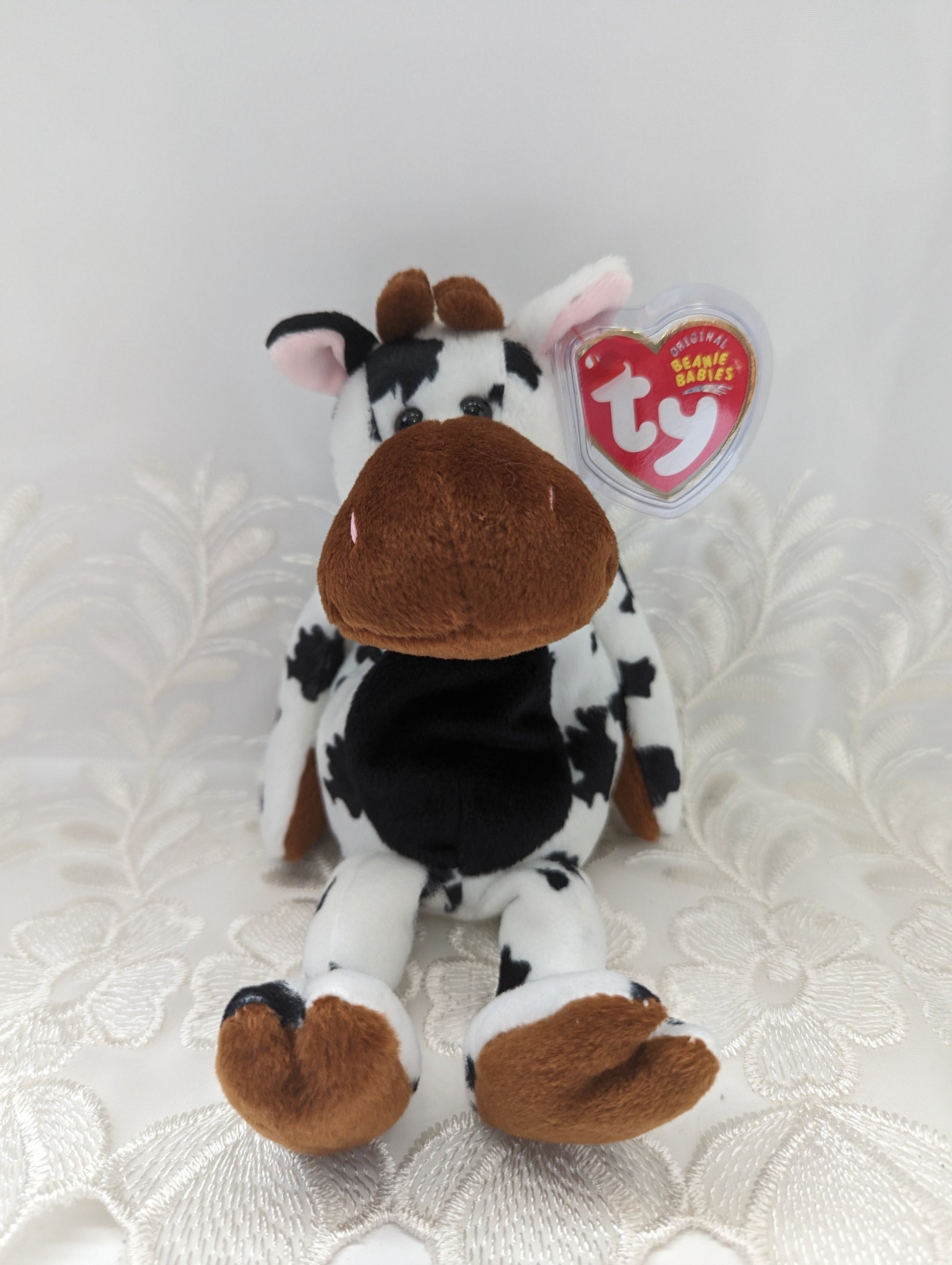 Ty Beanie Baby - Tipsy The Cow (9in) - Vintage Beanies Canada