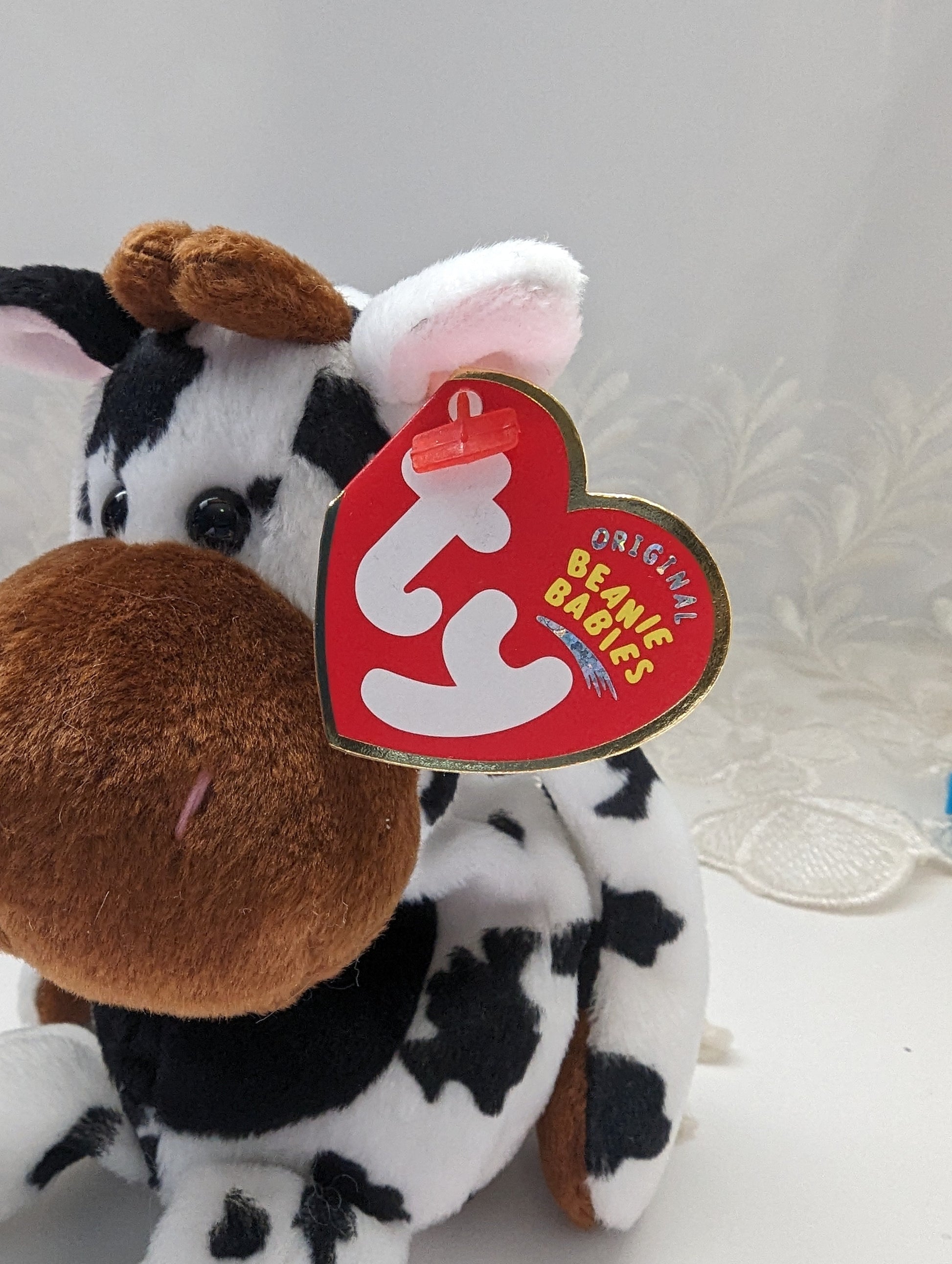 Ty Beanie Baby - Tipsy The Cow (9in) - Vintage Beanies Canada