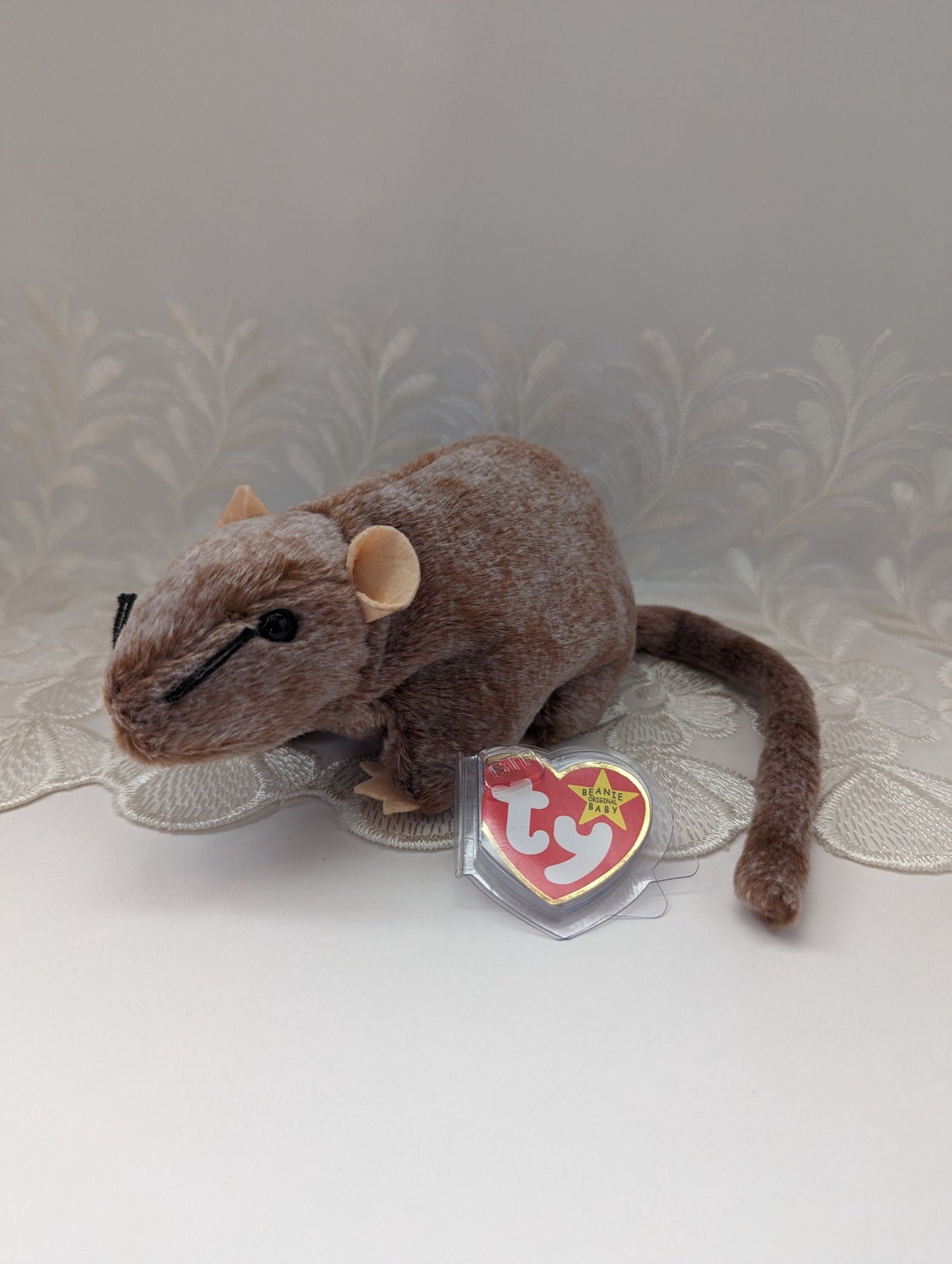 Ty Beanie Baby - Tiptoe The Mouse (6in) - Vintage Beanies Canada