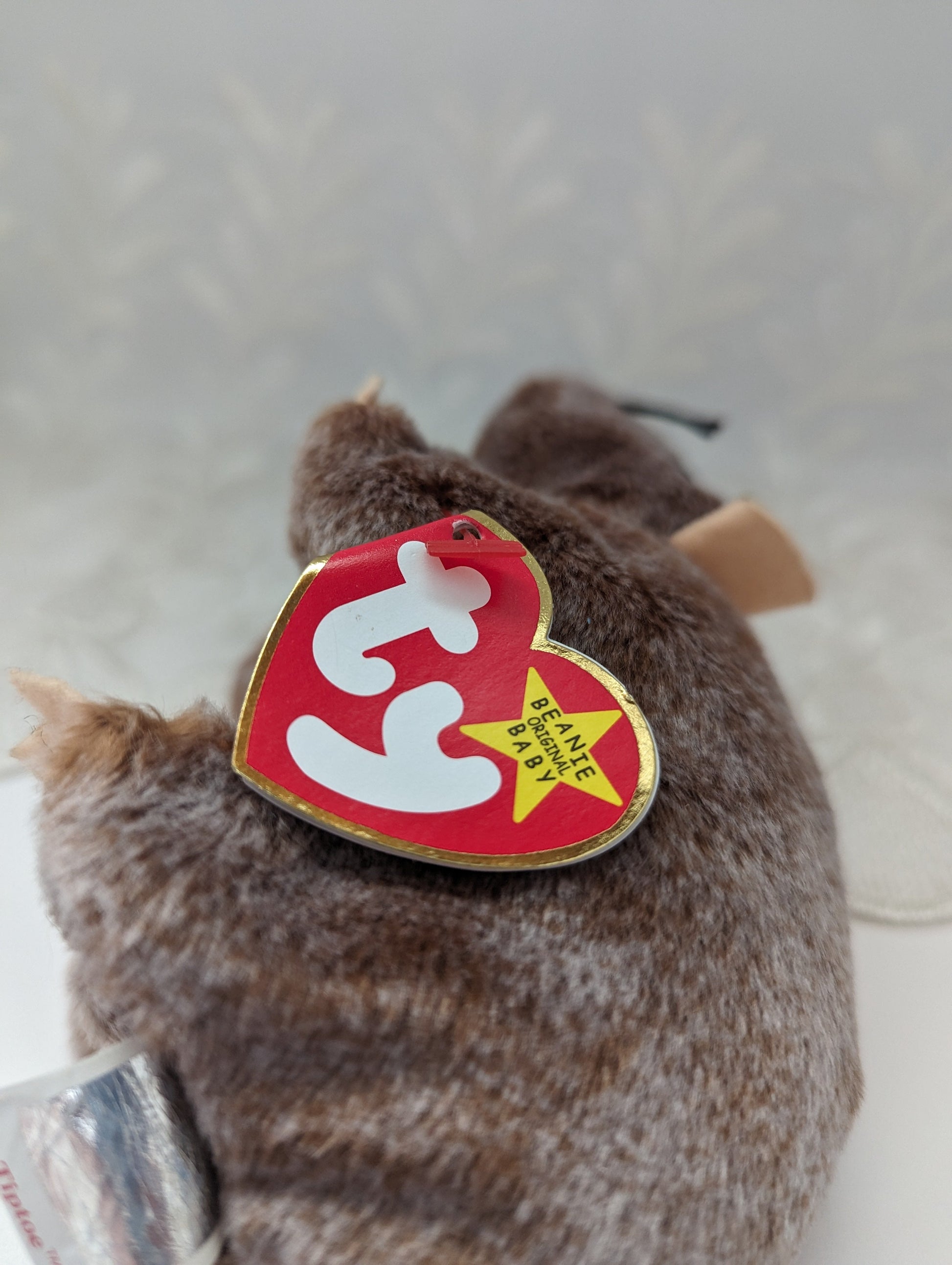 Ty Beanie Baby - Tiptoe The Mouse (6in) - Vintage Beanies Canada