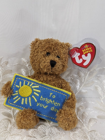 Ty Beanie Baby - To Brighten Your Day The Bear (5in) Greetings Collection - Vintage Beanies Canada