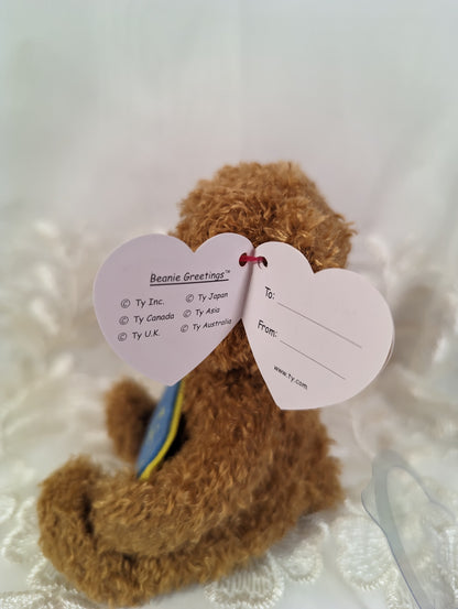 Ty Beanie Baby - To Brighten Your Day The Bear (5in) Greetings Collection - Vintage Beanies Canada