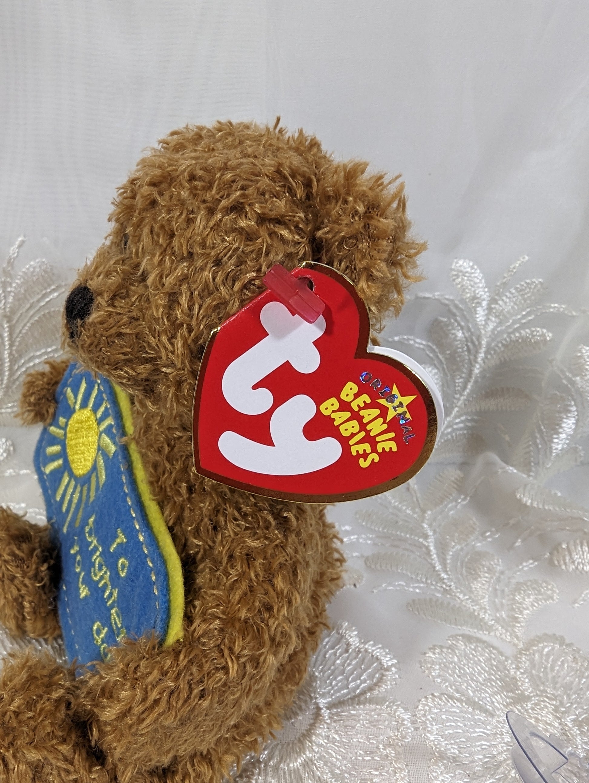 Ty Beanie Baby - To Brighten Your Day The Bear (5in) Greetings Collection - Vintage Beanies Canada