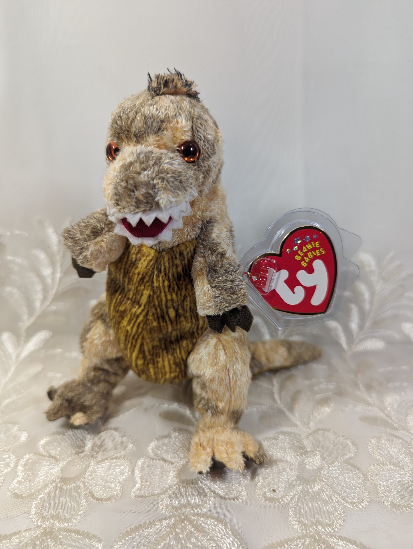 Ty Beanie Baby - Toothy The T - Rex Dinosaur (7 in) - Vintage Beanies Canada