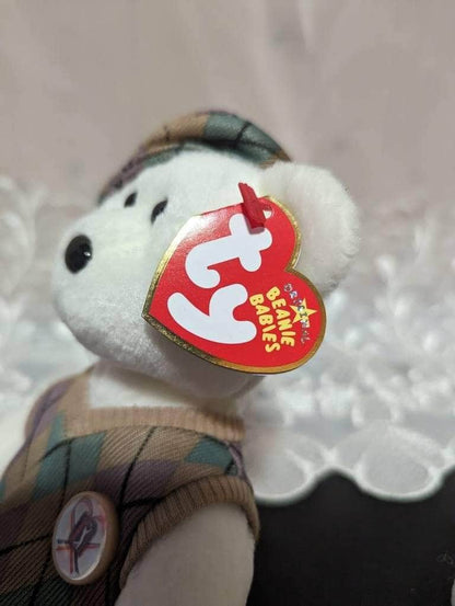 Ty Beanie Baby - Tour Teddy The PGA Golf Tour Teddy Bear (8in) - Vintage Beanies Canada