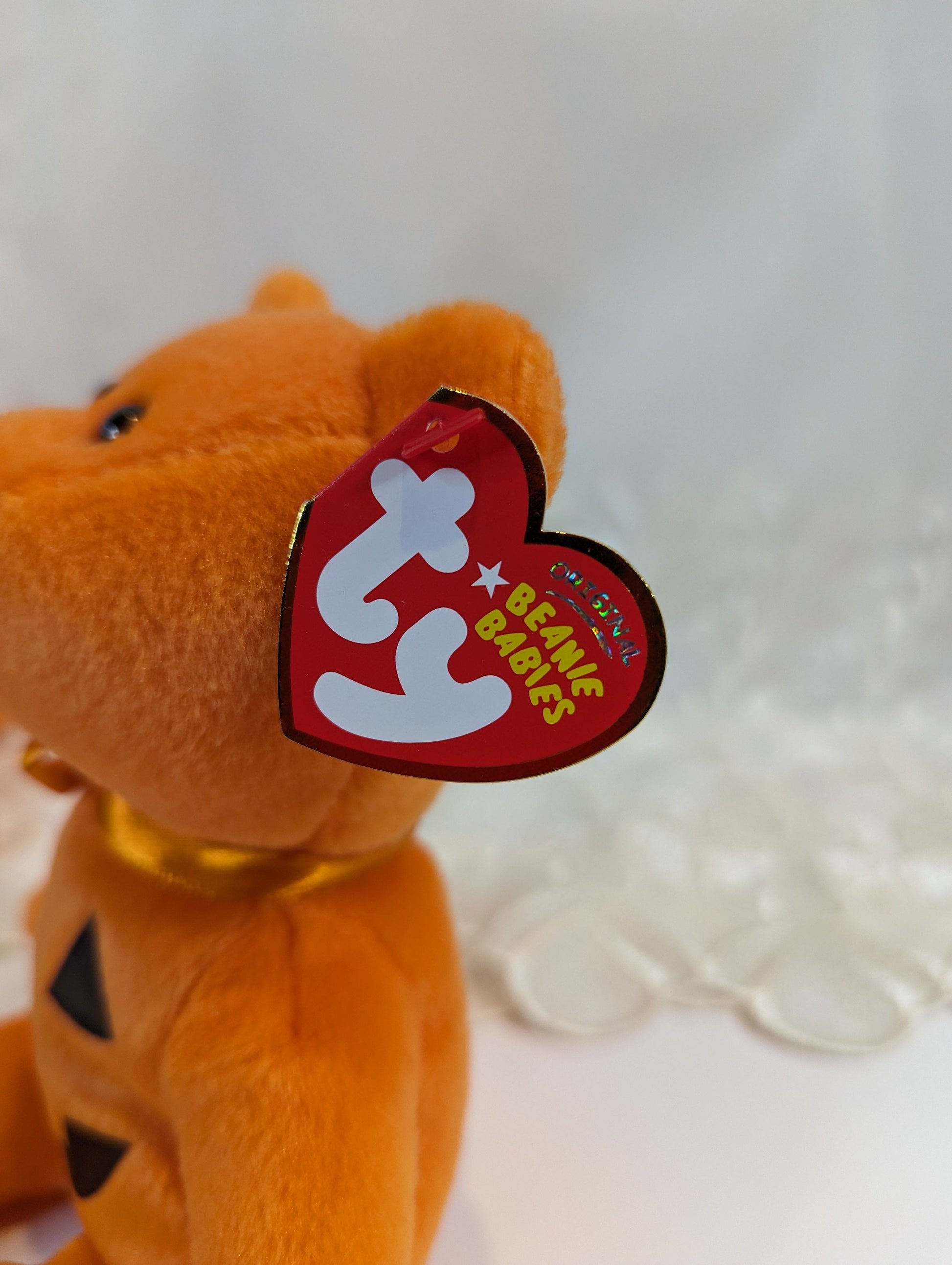 Ty Beanie Baby - Treats The Orange Halloween Bear (8.5in) - Vintage Beanies Canada