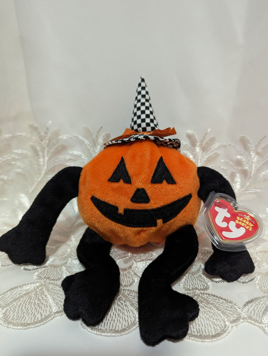 Ty Beanie Baby - Trick R. Treat The Halloween Pumpkin (6in) - Vintage Beanies Canada