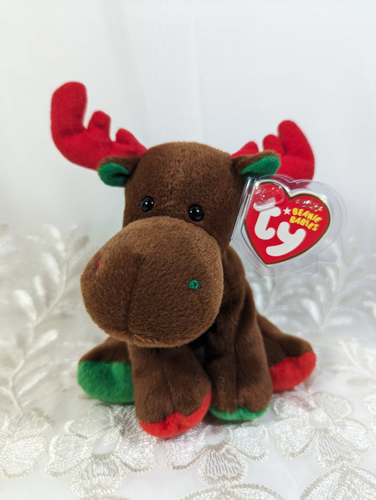 Ty Beanie Baby - Trimmings the Moose (6in) - Vintage Beanies Canada