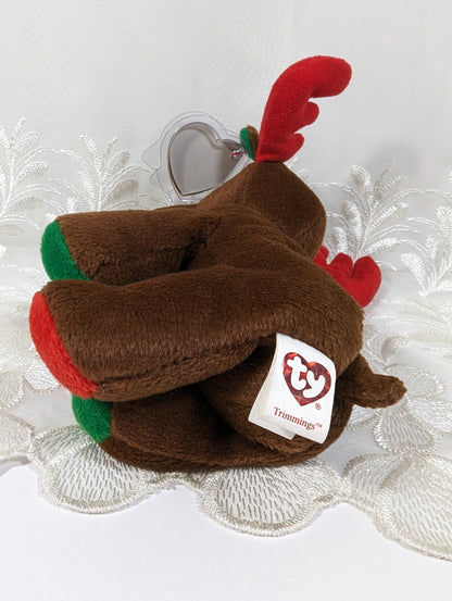 Ty Beanie Baby - Trimmings the Moose (6in) - Vintage Beanies Canada