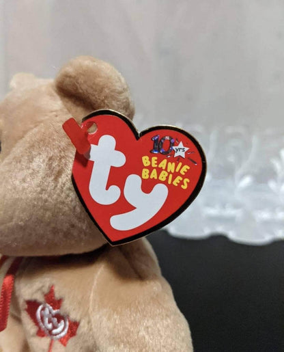 Ty Beanie Baby - True The Canadian Bear (8.5) - Vintage Beanies Canada