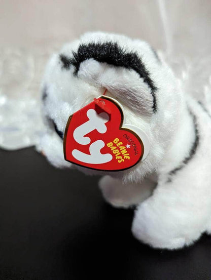 Ty Beanie Baby- Tundra The White Tiger (6in) - Vintage Beanies Canada