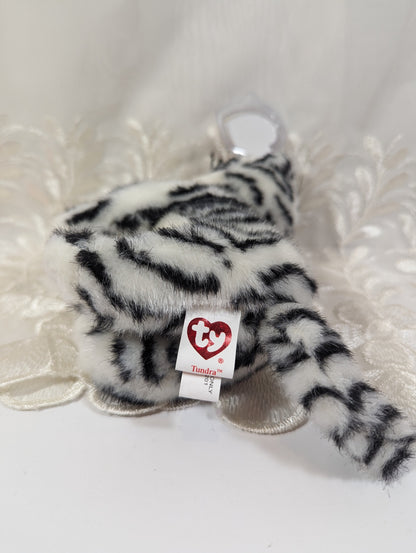 Ty Beanie Baby - Tundra the White Tiger (6in) - Vintage Beanies Canada