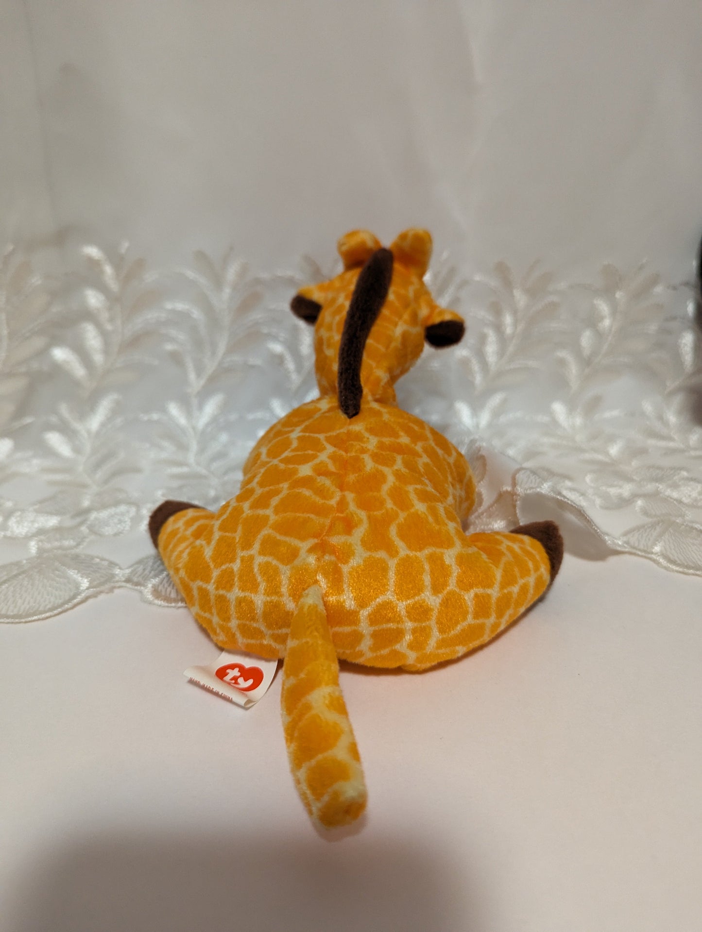 Ty Beanie Baby - Twigs the giraffe (7in) Second Gen Tushtag, No Hang Tag - Vintage Beanies Canada