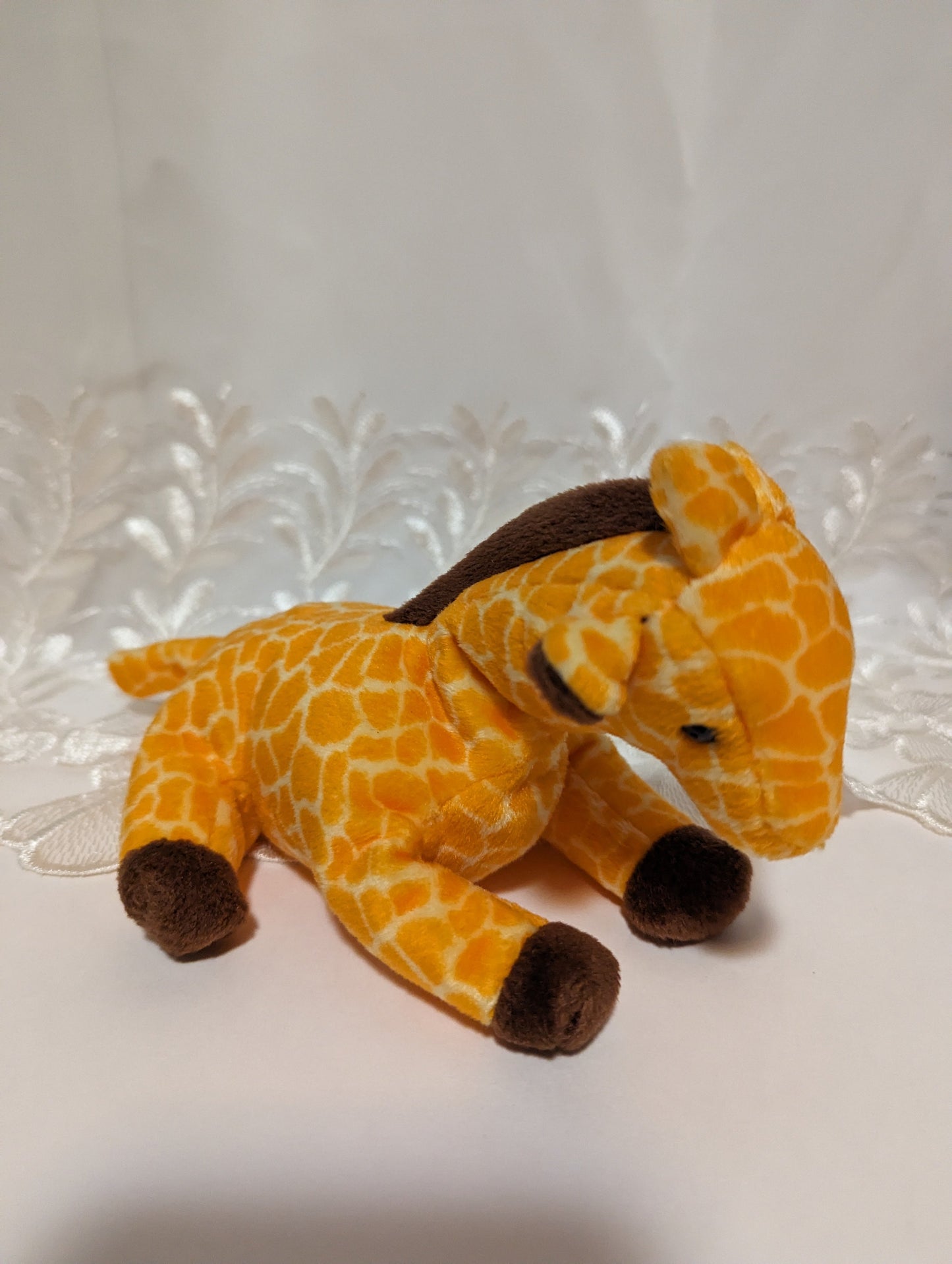 Ty Beanie Baby - Twigs the giraffe (7in) Second Gen Tushtag, No Hang Tag - Vintage Beanies Canada