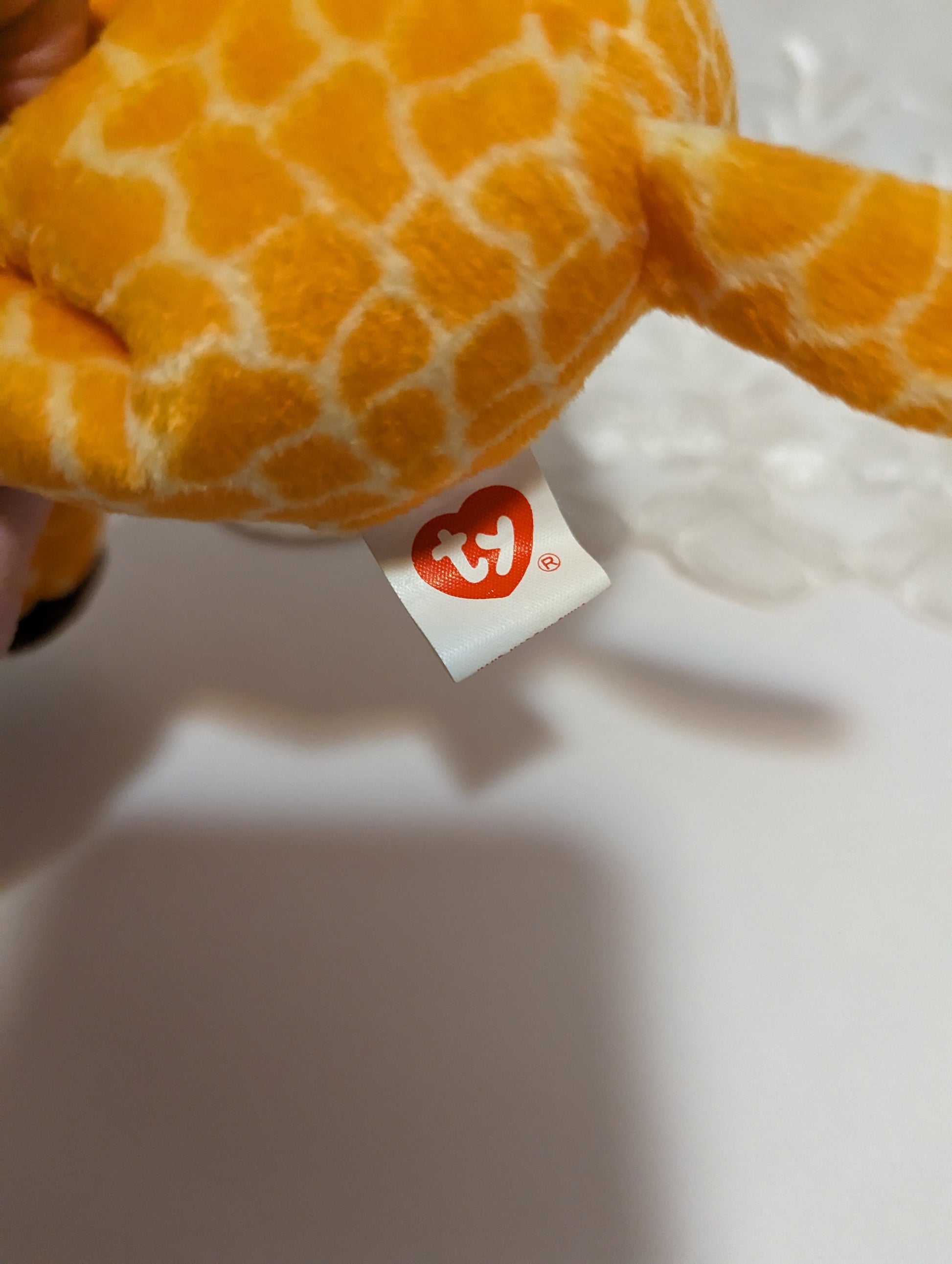 Ty Beanie Baby - Twigs the giraffe (7in) Second Gen Tushtag, No Hang Tag - Vintage Beanies Canada