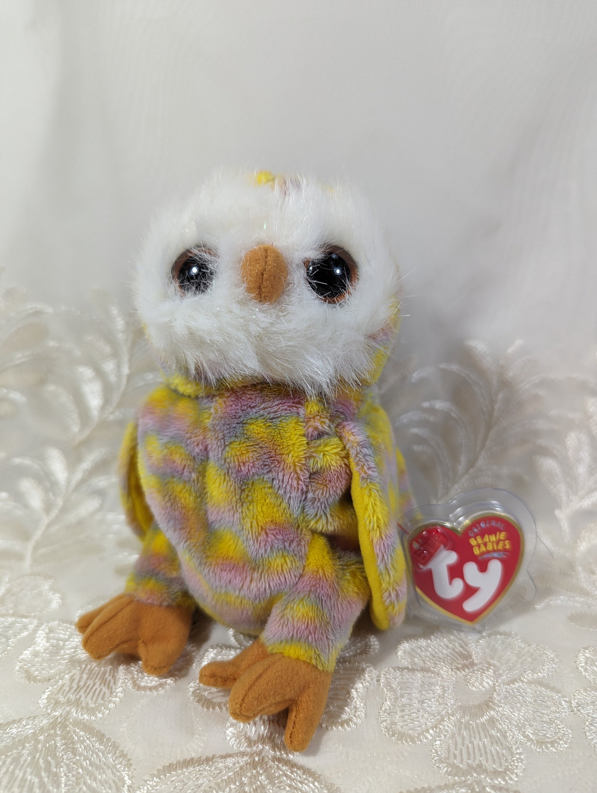 Ty Beanie Baby - Twilight The Yellow Owl (6in) - Vintage Beanies Canada