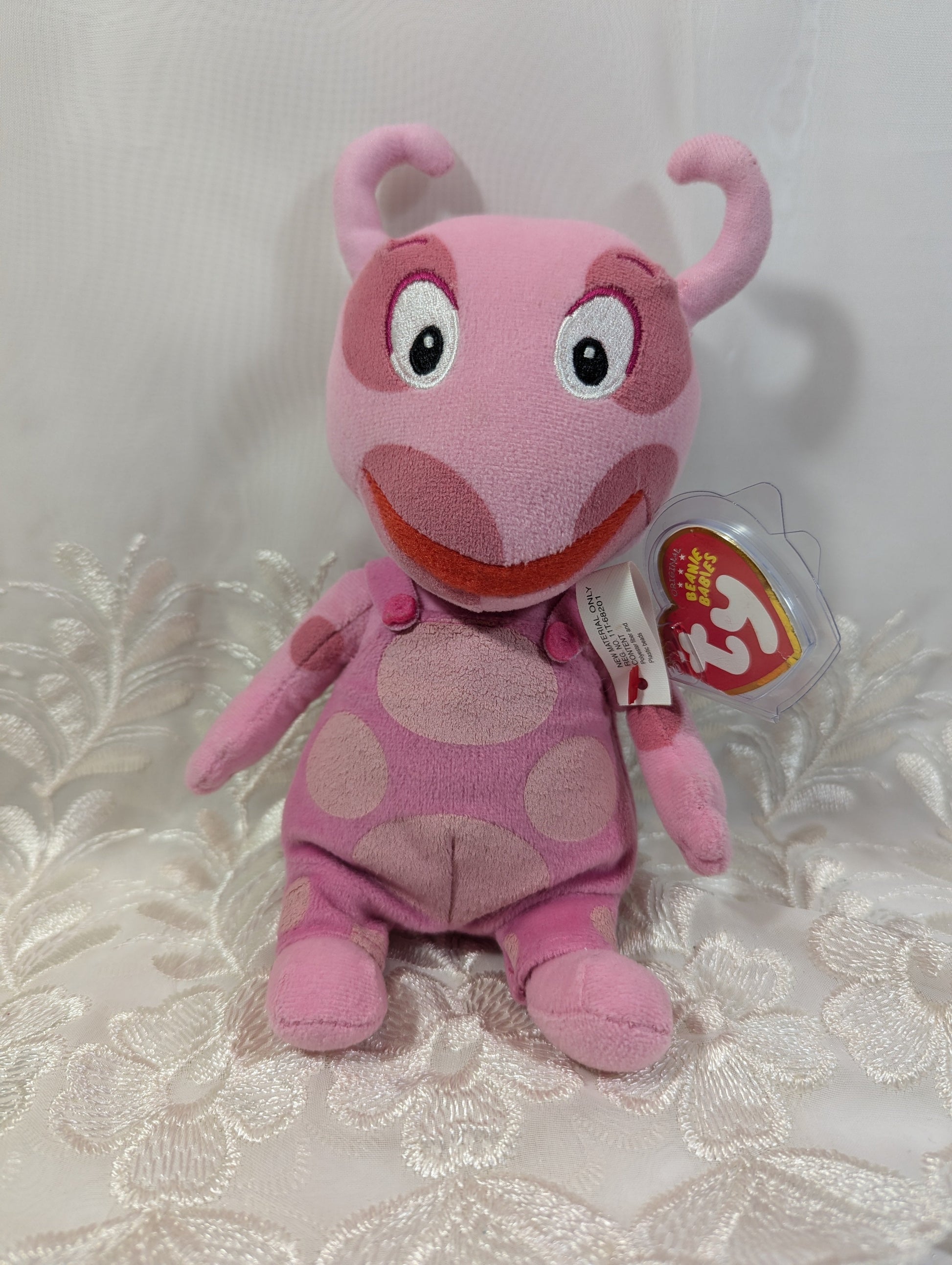 Ty Beanie Baby - Uniqua From The Backyardigans (8in) Non - mint Tag - Vintage Beanies Canada