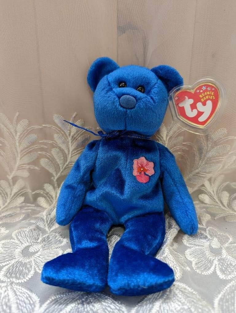 Ty Beanie Baby - Vanda The Blue Bear - Singapore Exclusive Asia-Pacific (8.5in) - Vintage Beanies Canada