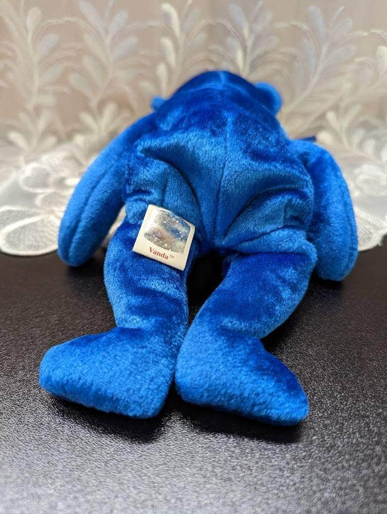 Ty Beanie Baby - Vanda The Blue Bear - Singapore Exclusive Asia-Pacific (8.5in) - Vintage Beanies Canada