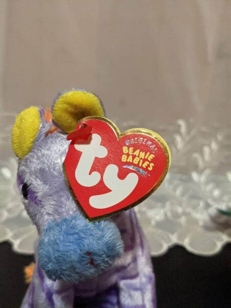 Ty Beanie Baby - Vegas The Purple Zebra (6.5in) - Vintage Beanies Canada