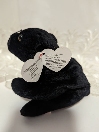 Ty Beanie Baby - Velvet The Black Panther (8.5in) - Vintage Beanies Canada