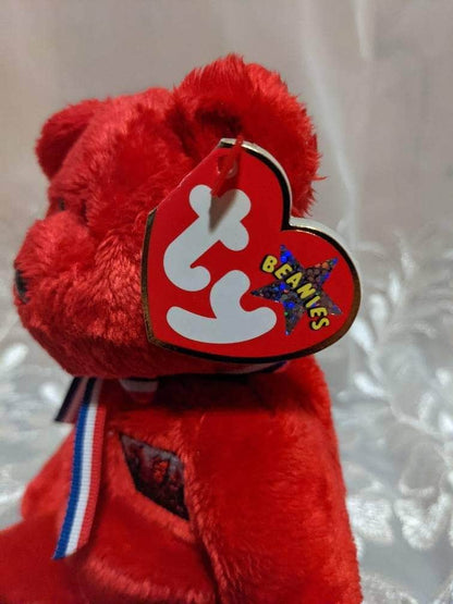 Ty Beanie Baby - Wales The Red Bear UK Exclusive (9in) - Vintage Beanies Canada