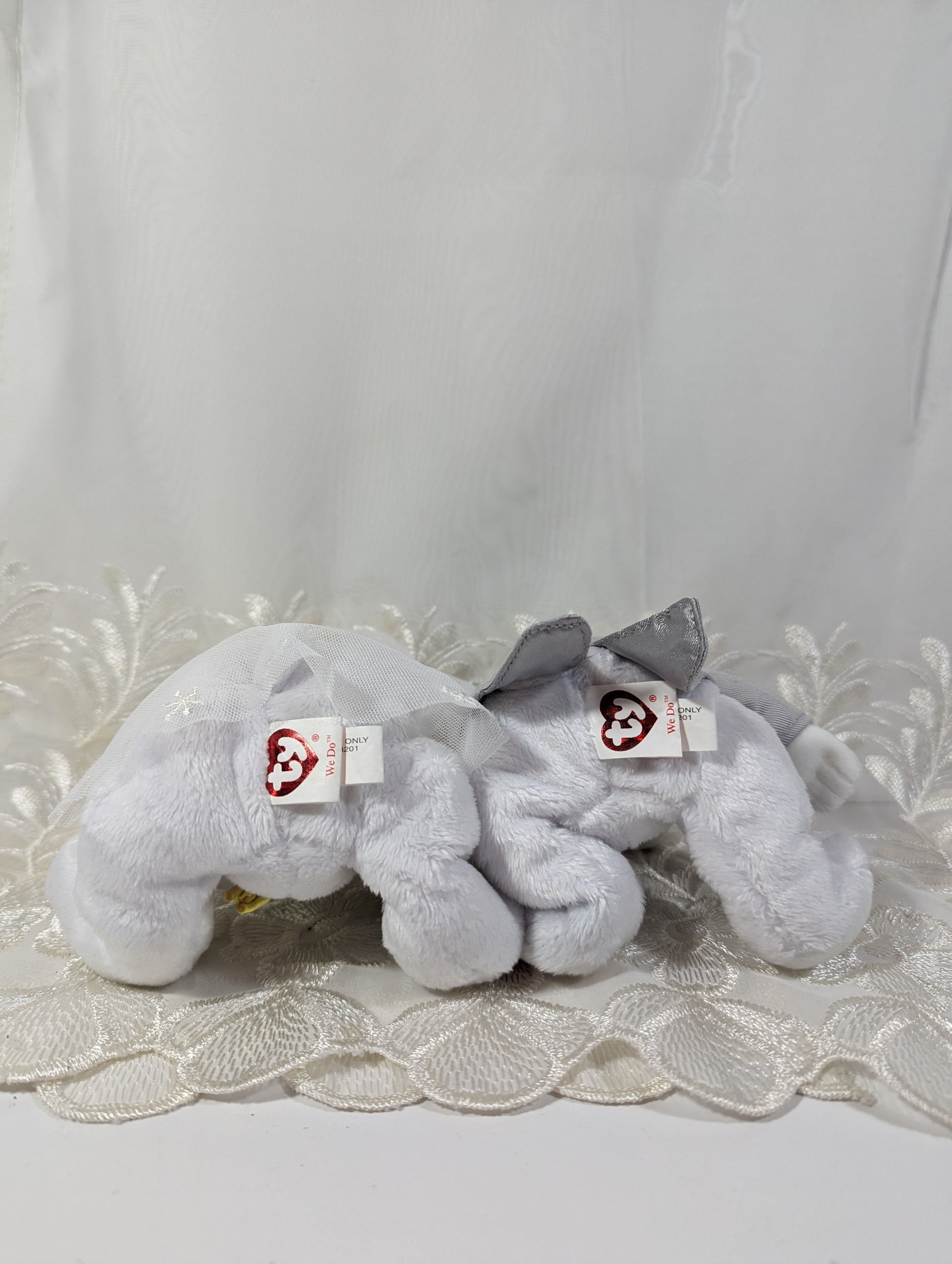 Ty Beanie Baby - We Do The Bride And Groom Teddy Bears (6in) - Vintage Beanies Canada