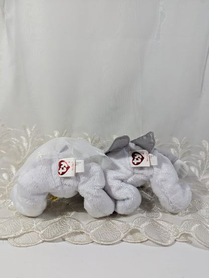 Ty Beanie Baby - We Do The Bride And Groom Teddy Bears (6in) - Vintage Beanies Canada