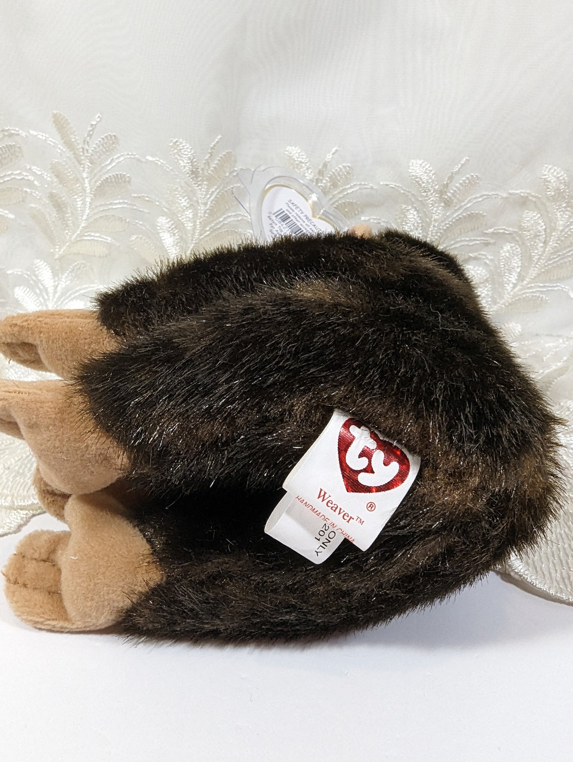 Ty Beanie Baby - Weaver The Monkey (7in) - Vintage Beanies Canada