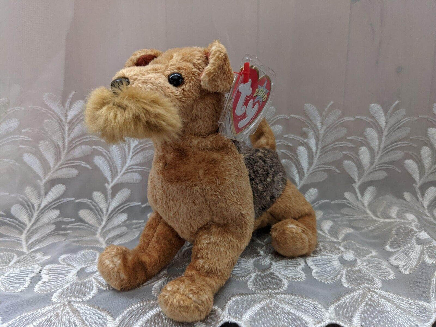 Ty Beanie Baby - Whiskers the Dog (6in) - Vintage Beanies Canada