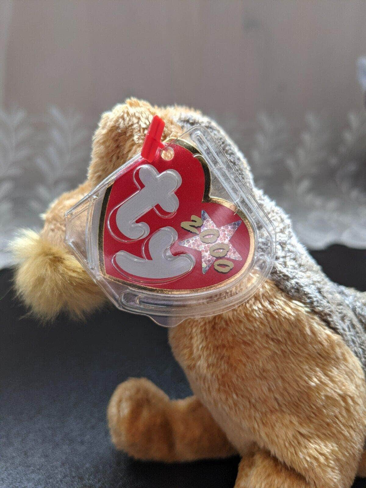 Ty Beanie Baby - Whiskers the Dog (6in) - Vintage Beanies Canada