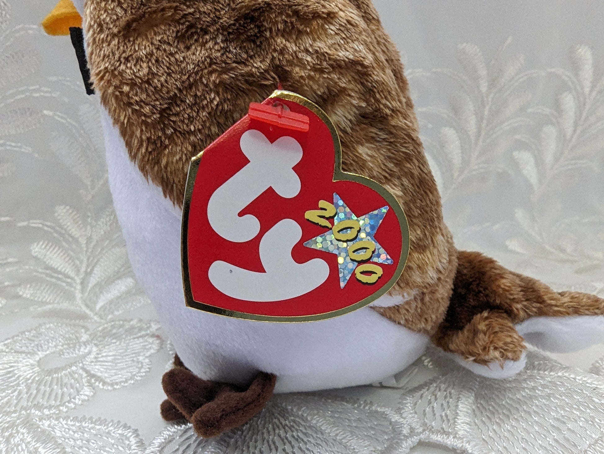 Ty Beanie Baby - Wisest The Owl (7in) - Vintage Beanies Canada