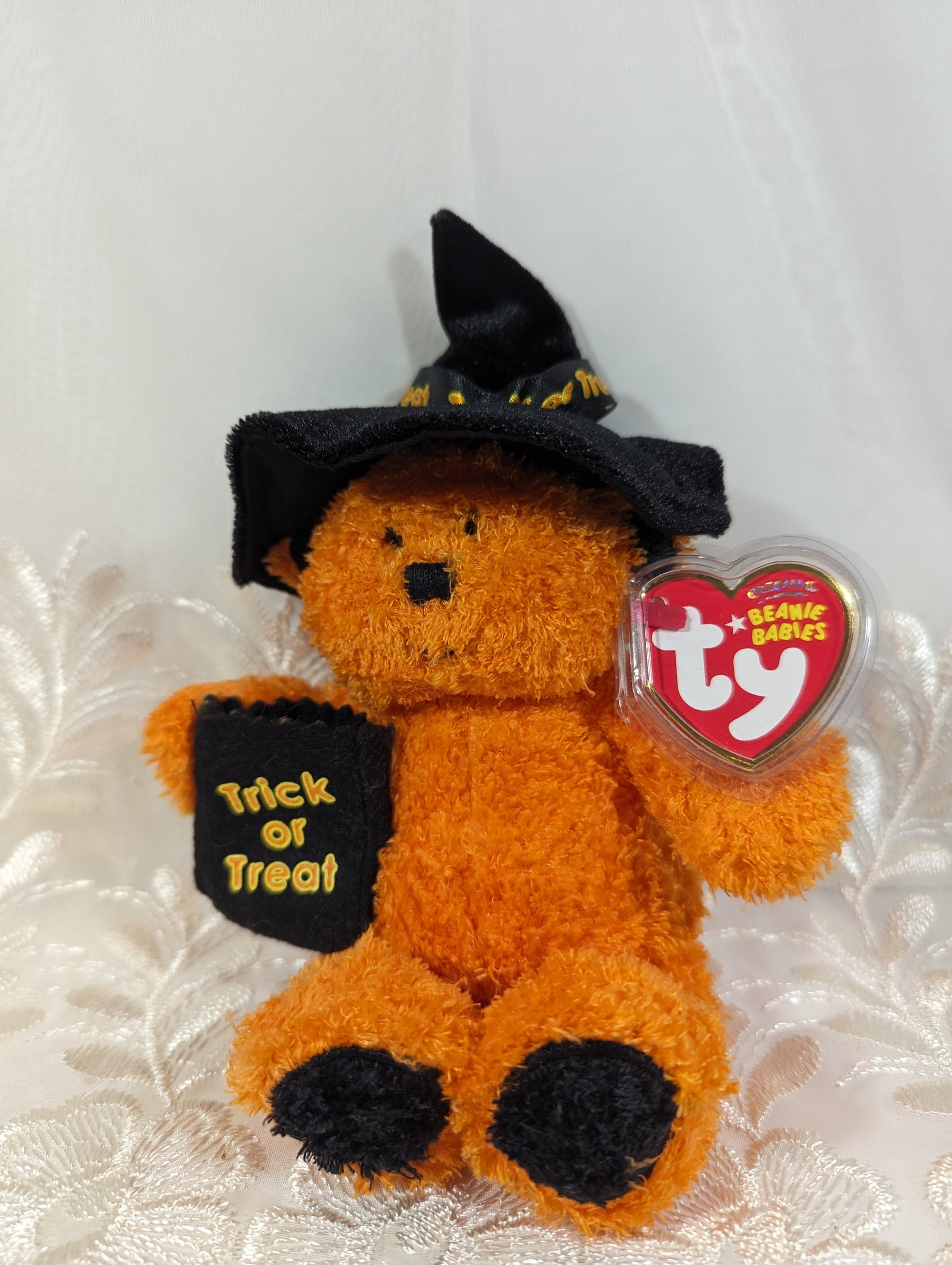 Ty Beanie Baby - Witchy The Witch Bear (7 in) - Vintage Beanies Canada