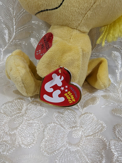 Ty Beanie Baby - Woodstock the Yellow Bird from Peanuts (6 in) No sound - Vintage Beanies Canada