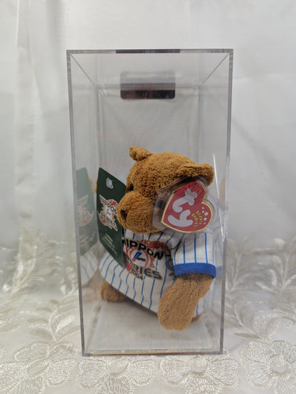 TY Beanie Baby - Woody the Bear (with Nippon Series 2004 Shirt 150/500 ) (Japan Exclusive) *Rare* - Vintage Beanies Canada