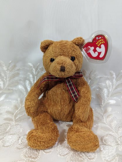 Ty Beanie Baby - Woody The Brown Bear (7.5in) - Vintage Beanies Canada