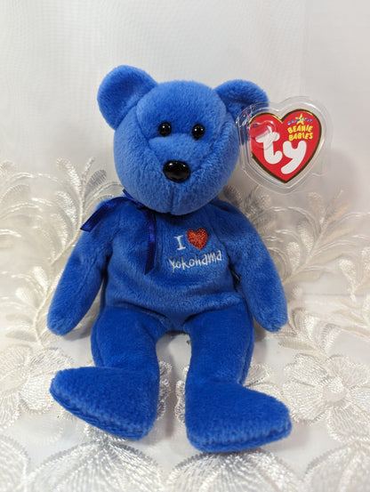 Ty Beanie Baby - Yokohama the Bear (8.5in) Japanese Exclusive - Vintage Beanies Canada