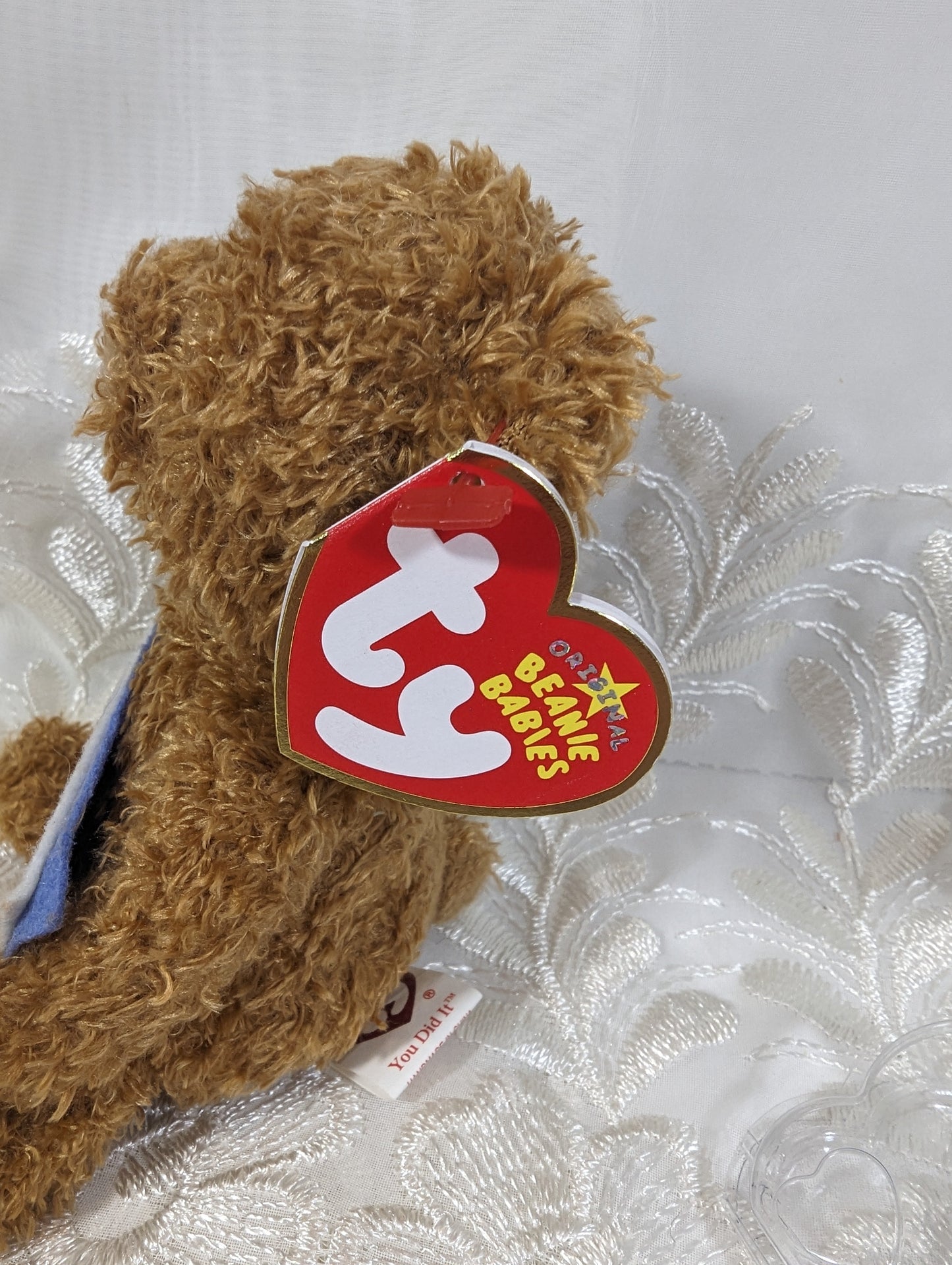 Ty Beanie Baby - You Did It The Bear (5in) Greetings Collection - Vintage Beanies Canada