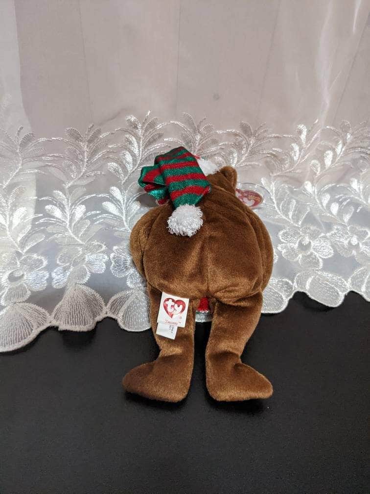 Ty Beanie Baby - Yummy The Christmas Bear With Candy - Near Mint (9in) - Vintage Beanies Canada