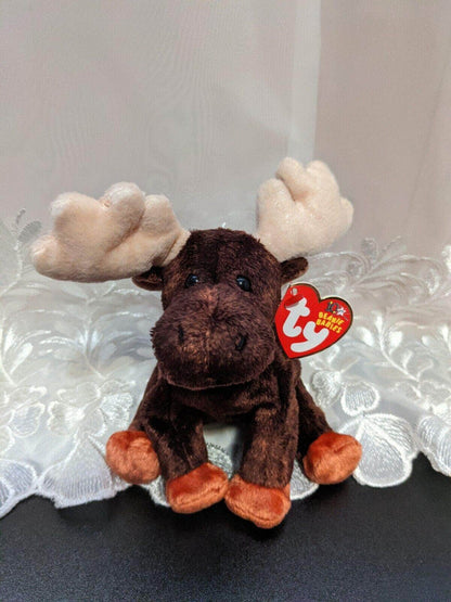 Ty Beanie Baby - Zeus The Moose (6in) - Vintage Beanies Canada