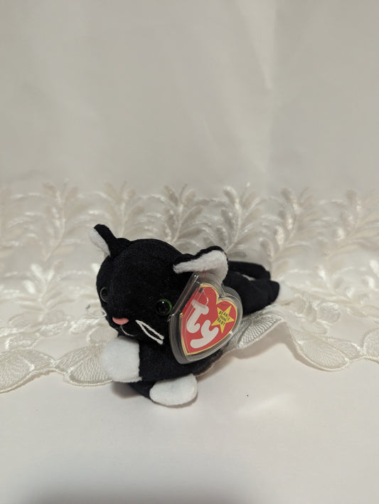 Ty Beanie Baby - Zip The Black Cat (8in) - Vintage Beanies Canada