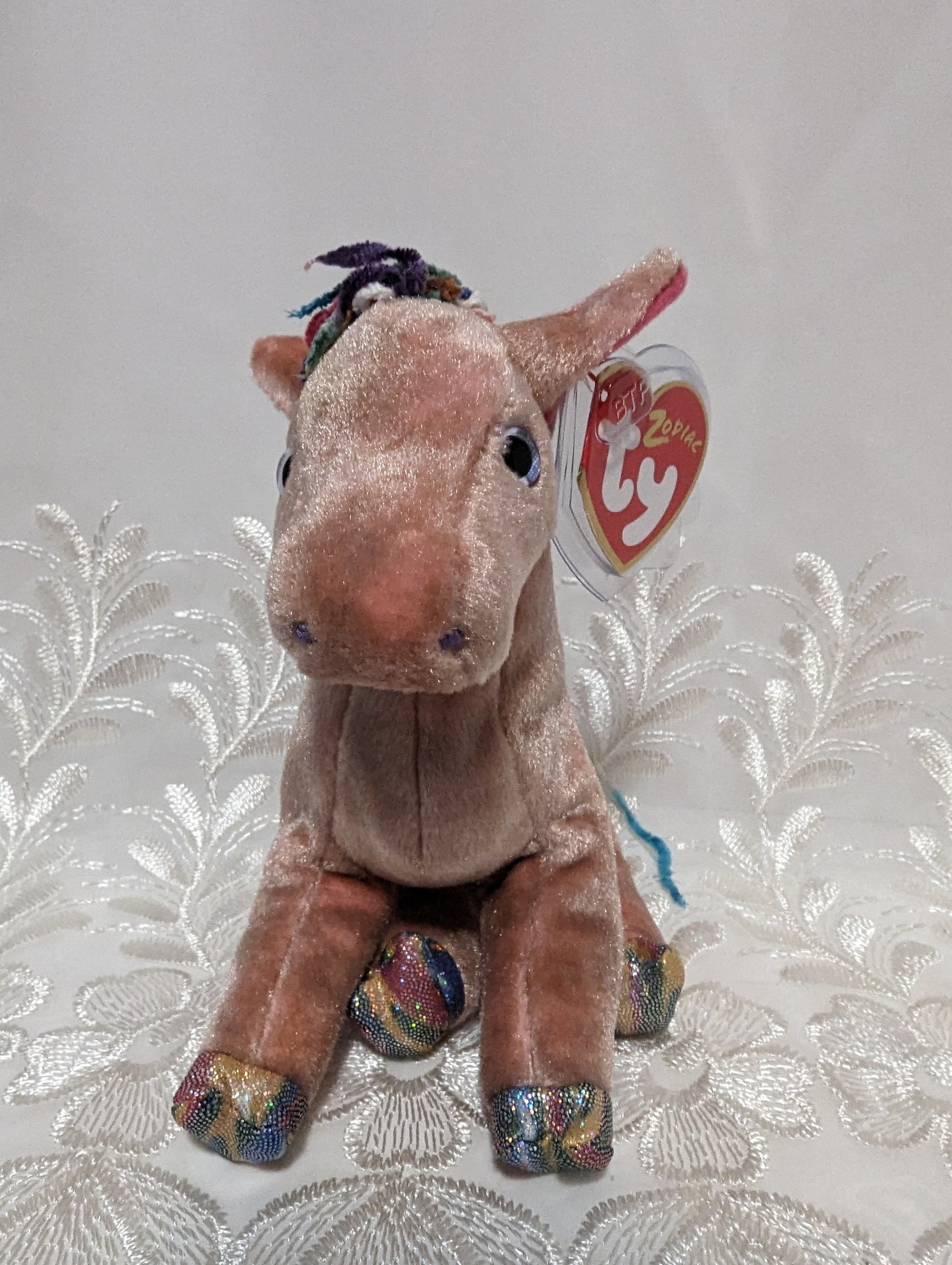 Ty Beanie Baby - Zodiac Horse (6in) - Vintage Beanies Canada