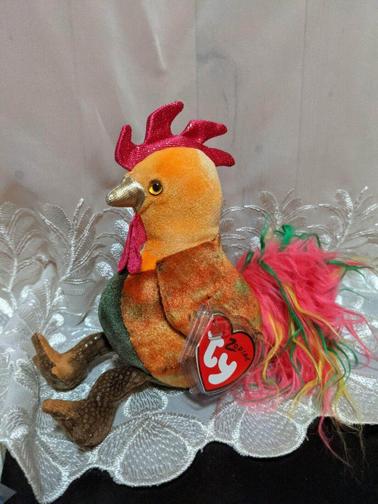 Ty Beanie Baby - Zodiac Rooster 2000 (6in) - Vintage Beanies Canada