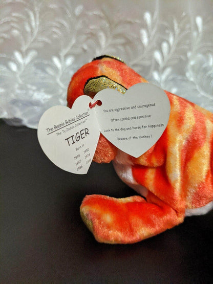 Ty Beanie Baby - Zodiac Tiger (5in) - Vintage Beanies Canada