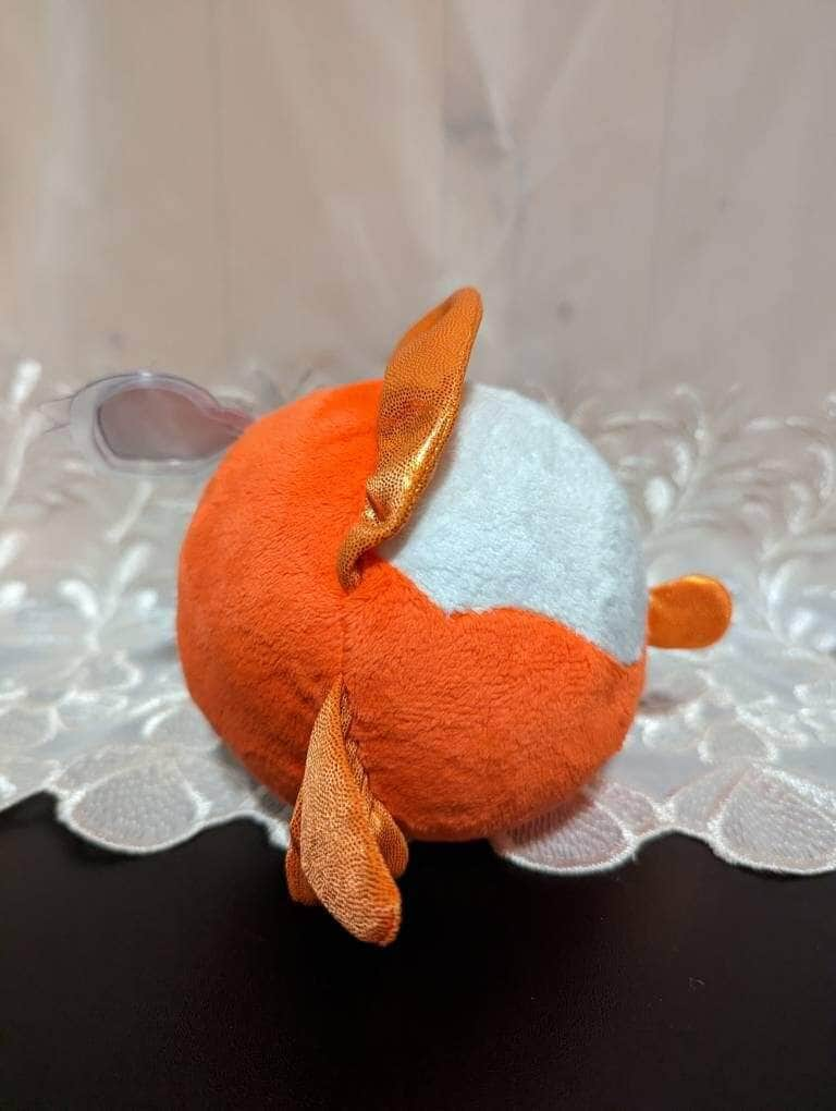 Ty Beanie Ballz - Bubbles The Orange Fish - Near Mint (5in) - Vintage Beanies Canada