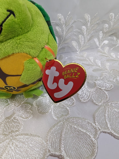 Ty Beanie Ballz - Michelangelo The Teenage Mutant Ninja Turtle (5in) Near Mint Tag - Vintage Beanies Canada