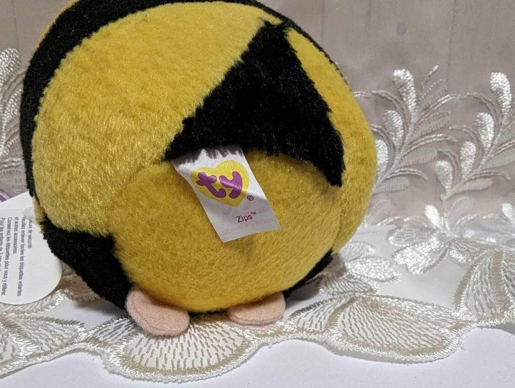 Ty Beanie Ballz - Zip The Bumblebee - Near Mint (5.5in) - Vintage Beanies Canada