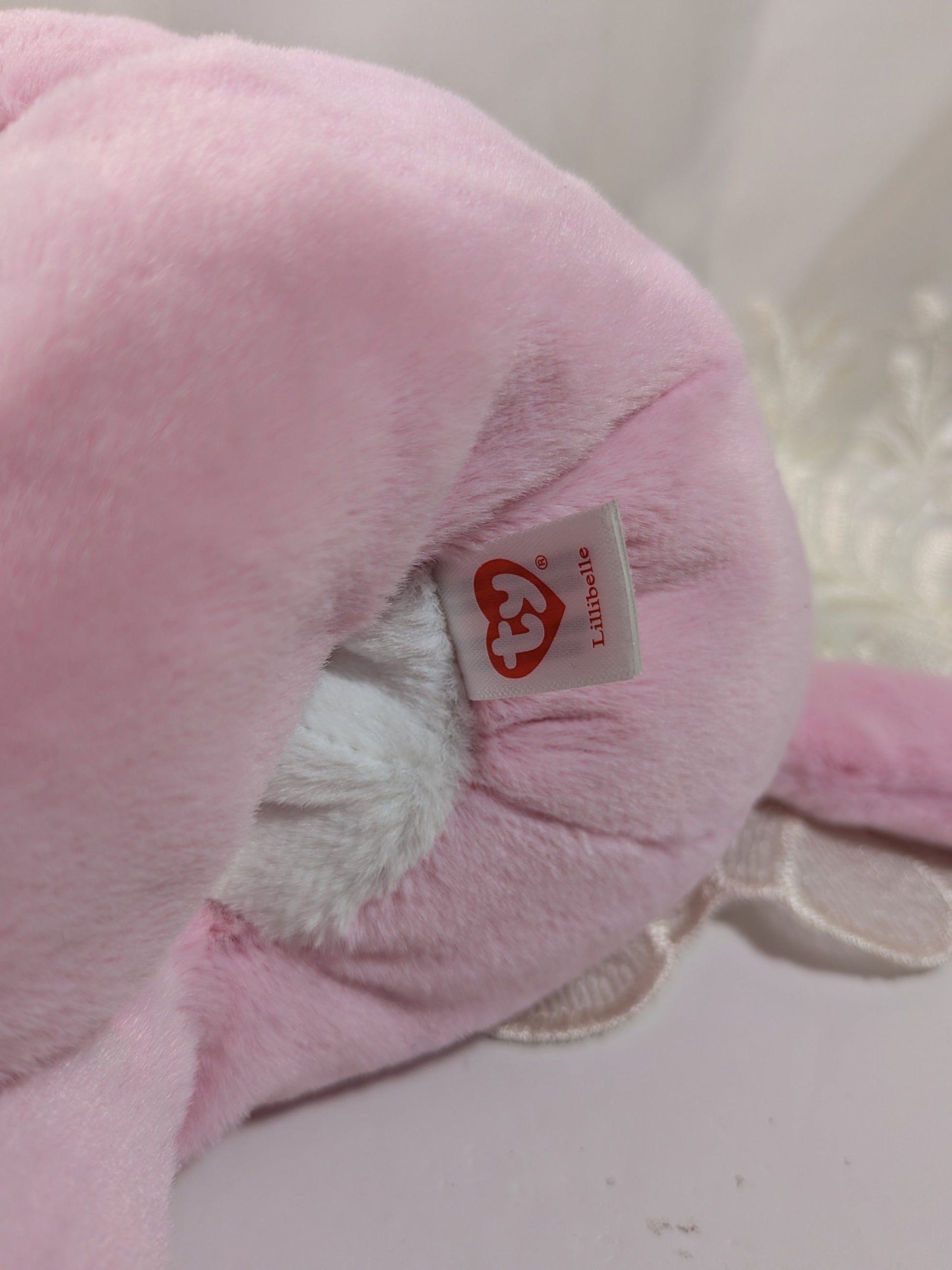 Ty Beanie Bellies - Lillibelle The Pink Cat (9 in) No Tag - Vintage Beanies Canada