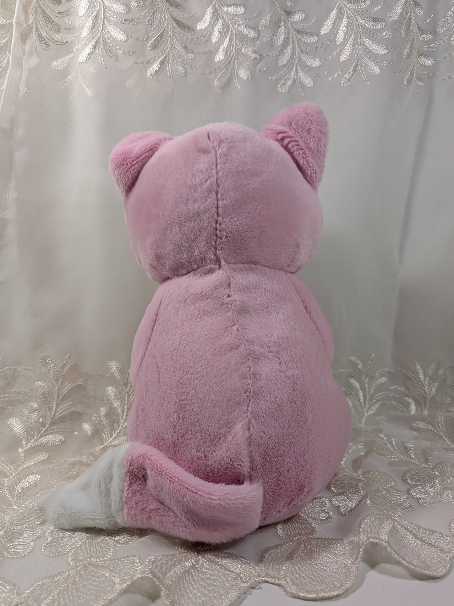 Ty Beanie Bellies - Lillibelle The Pink Cat (9 in) No Tag - Vintage Beanies Canada